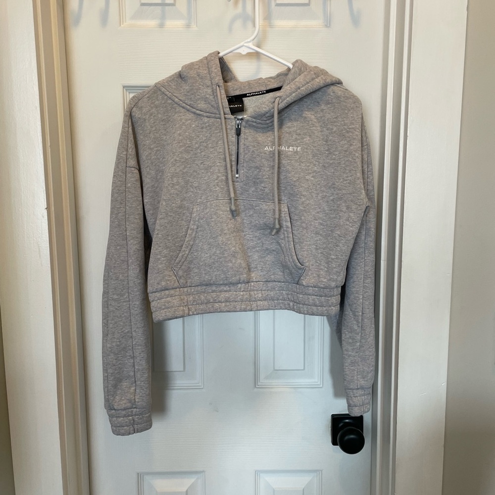 Alphalete crop hoodie